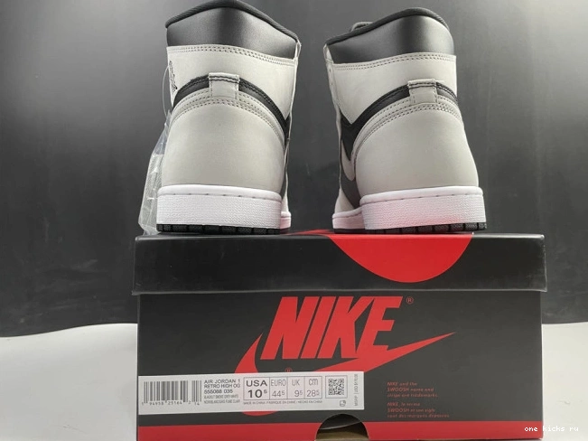 Chep Onekick Grey White Air Retro Smoke Jordan 1 Black 555088-035 Light High 0730